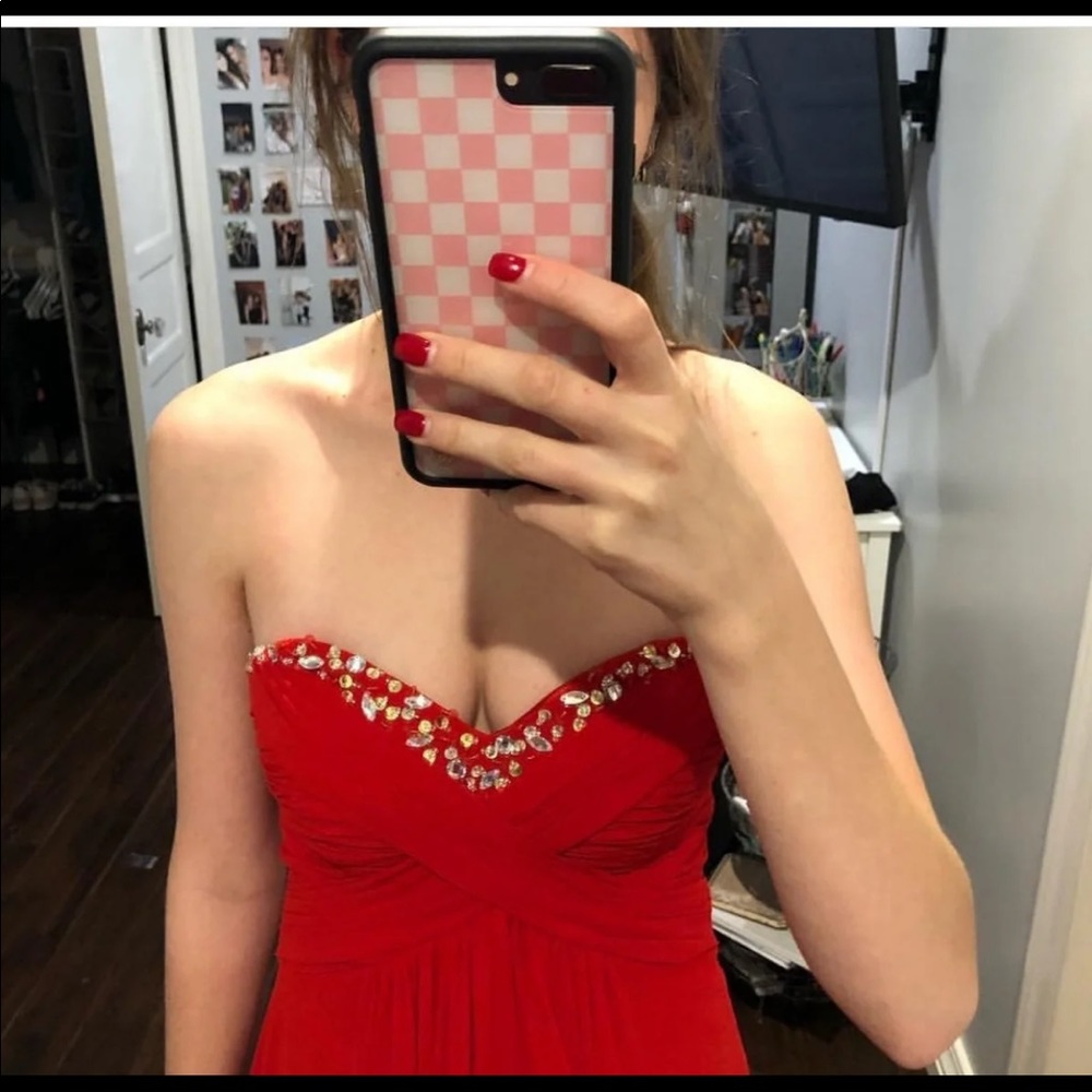 Red Prom Dress - Picture 2 of 3